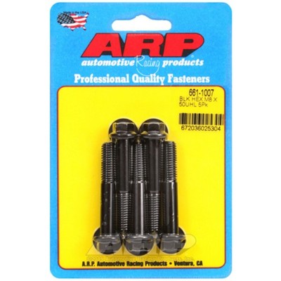 ARP Hex Bolt Kit M8 x 1.25 x 50 Black Oxide 5/pkg