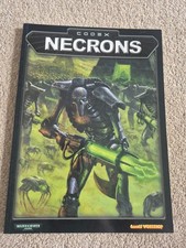 Codex book, Necrons, Warhammer 40,000 40k, Games Workshop, copyright 2002