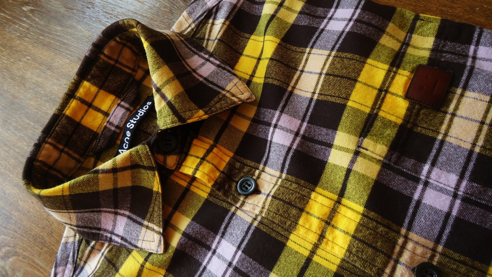 Acne Studios size XXS Unisex Outdoor Women's Casual Shirts Yellow Striped image 10
