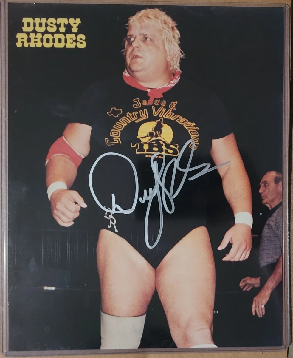 アメリカン・ドリーム　ダスティ・ローデス　直筆サイン色紙（外国人プロレスラー） Dusty Rhodes Original Sports Autographed Items for sale | eBay