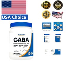 Unflavored GABA Powder - 500g for Natural Relaxation  Sleep Improvement
