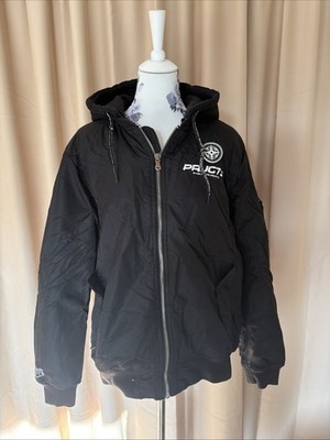 Herren Bomberjacke Schwarz, Größe L