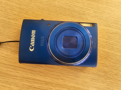 Canon IXUS 155 DigitalKamera - PowerShot ELPH 150 IS - 20.0MP - 10x Zoom - BLAU