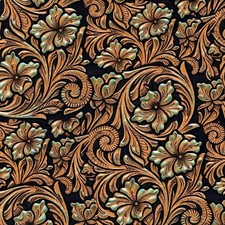 Verdigris Scroll Leatherwork - 20" x 38" Hydrographic Film Hydro Dipping