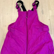 Columbia Kids Teens Pink Snow Bib size XL (18-20) adjustable height waist