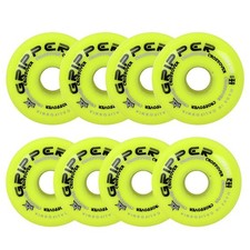 Labeda Roller Hockey Wheels Gripper Crossover Set of 8 - Choose Color/Size