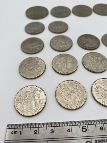 Japan 500 Yen 100 Yen Silver Mix Coin Olympics 20 Set Sport 1964 To 2020 - Picture 9 of 23