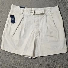 $198 Polo Ralph Lauren Regatta Army Gurkha Belted Relaxed Chino Shorts Sz 40 NWT