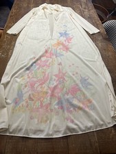 Vintage JC Penney lounge wear 1/2 zip nightgown