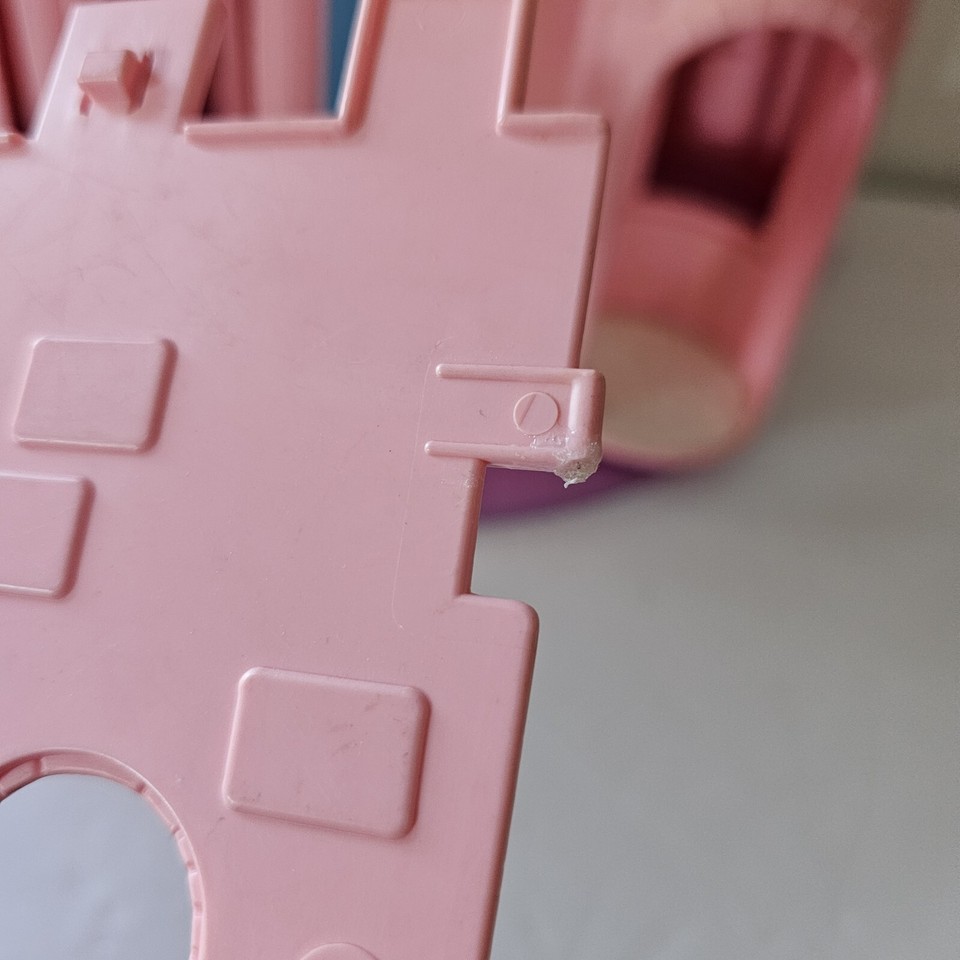 Vintage My Little Pony G1 Pink Teal Dream Castle Dollhouse Playset MLP