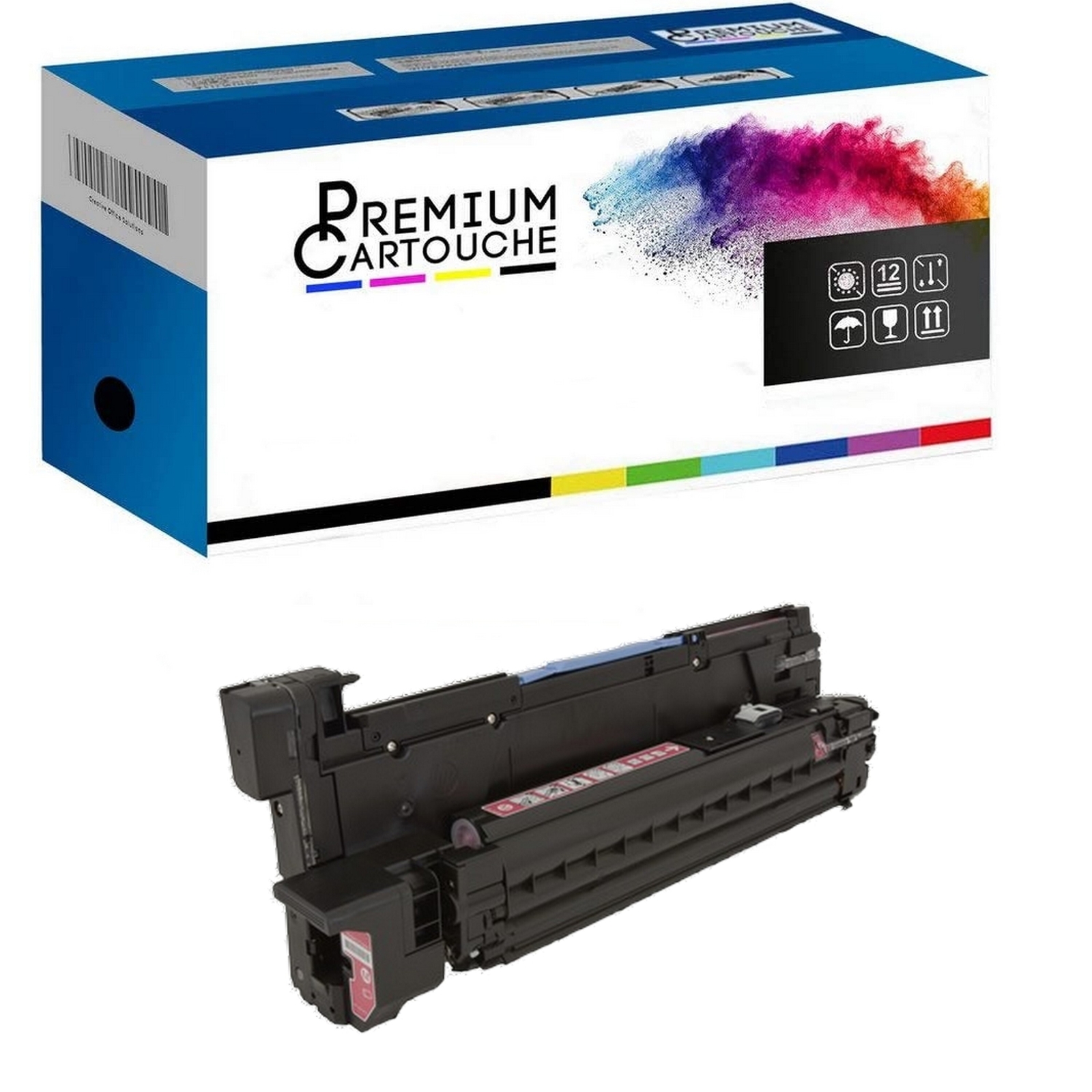 Toner jaune TNP-18 compatible Magicolor pour rapports d'agence et graphiques