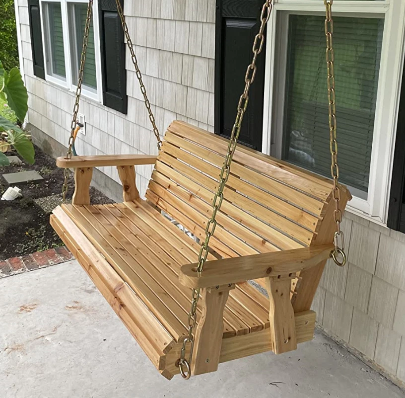 Garden swing bench sale hot sale