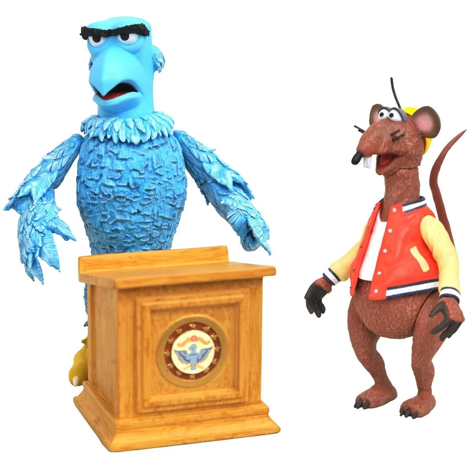 NUEVO Diamond Select Toys Disney Los Muppets SAM EL ÁGUILA Y RIZZO LA RATA Figuras Foto 3 de 3