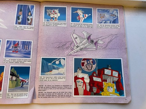 Transformers G1 1986 vintage PANINI used album book complete dutch - Picture 12 of 14