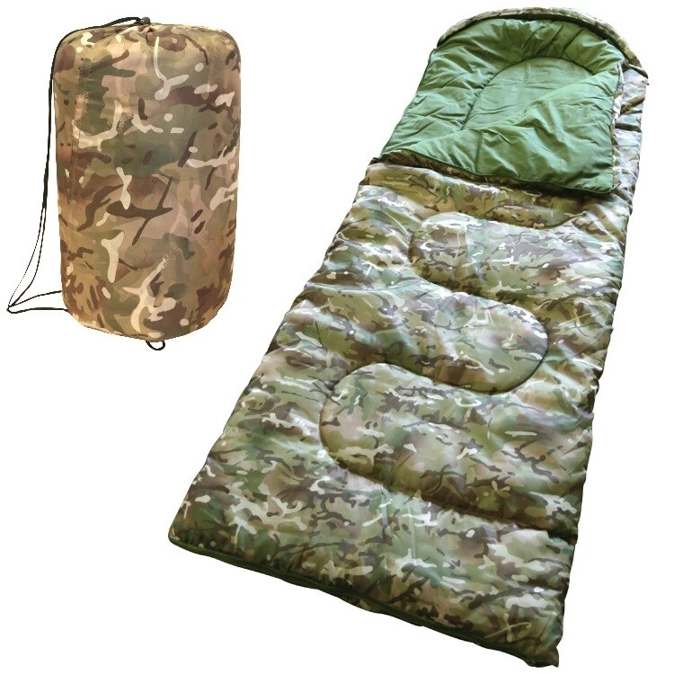 KombatUK Kids Childs Cosy Camping Sleep Over BTP Camo Camouflage Sleeping Bag