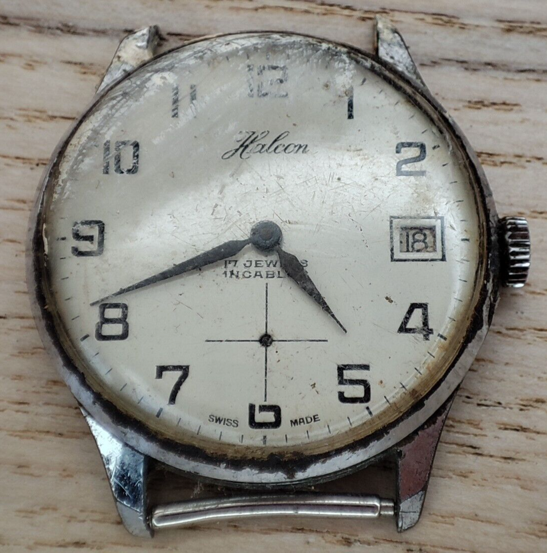Halcon 36.2mm watch movement for parts and repairs