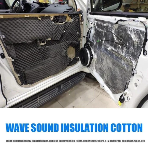 Acoustic Foam Wall Panels Studio Sound Proofing Egg Shell Insulation Pads Roll - Picture 7 of 12