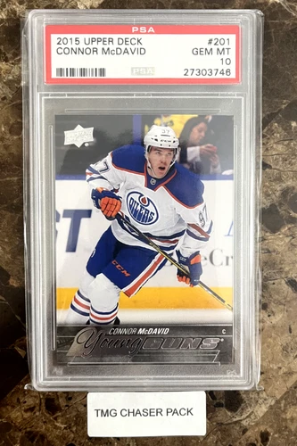 Mix Cards Mystery Packs With 2015-16 PSA 10 Connor McDavid Young Guns CHASE CARD
