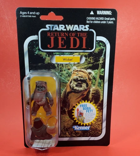 Star Wars 3.75" TVC Vintage Collection VC27 2010 Release Ewok Wicket Carded New