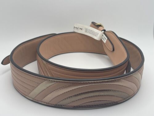 NWOT Coach Colorblock Deco Quilting Novelty Strap Handbag Strap 68812