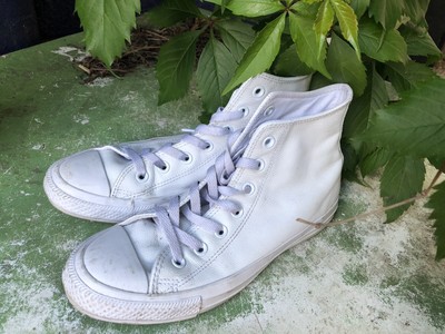 ladies white leather converse size 6