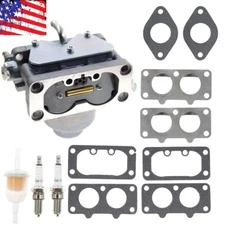 New Carburetor For Husqvarna YTH22V46 Tractor 46" 960430257 960450045 w/ gaskets