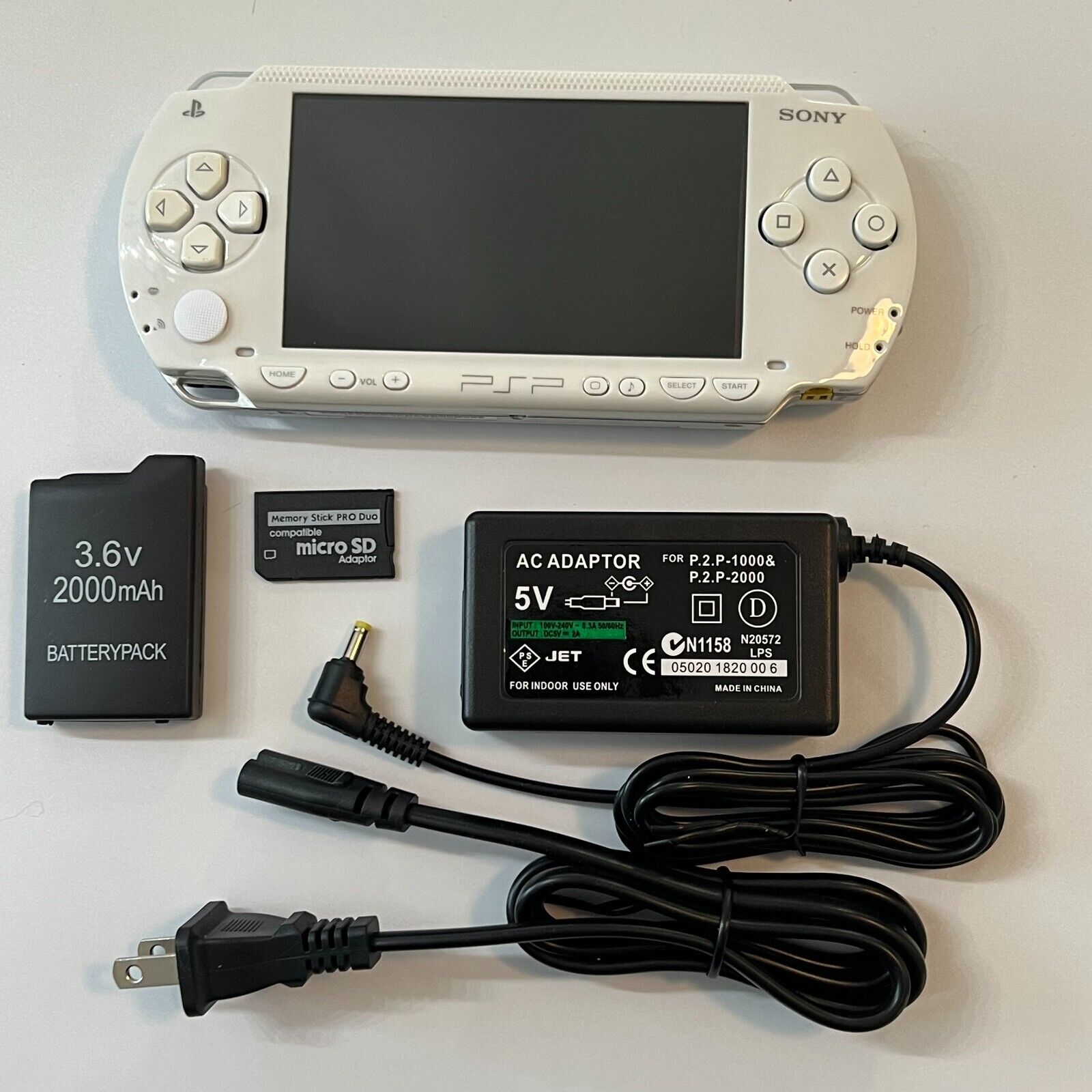 PSP-3000 SONY PSP Playstation Console Only+ Battery/Charger Used Region Free