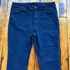 The Perfect Jean Men’s 42x30* Bootcut Jeans Blue Denim Dark Wash Stretch