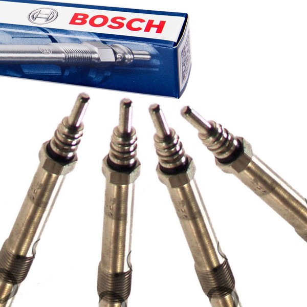 4X Bosch GlüHkerzen FüR Movano Vivaro A Laguna 2 Trafic II 2.2D-2.5D Renault-image