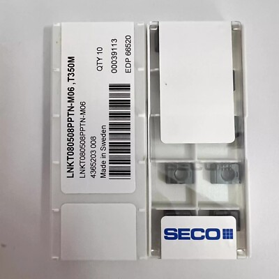 LNKT080508PPTN-M06,T350M/ SECO  Original genuine CNC alloy blade 10PCS