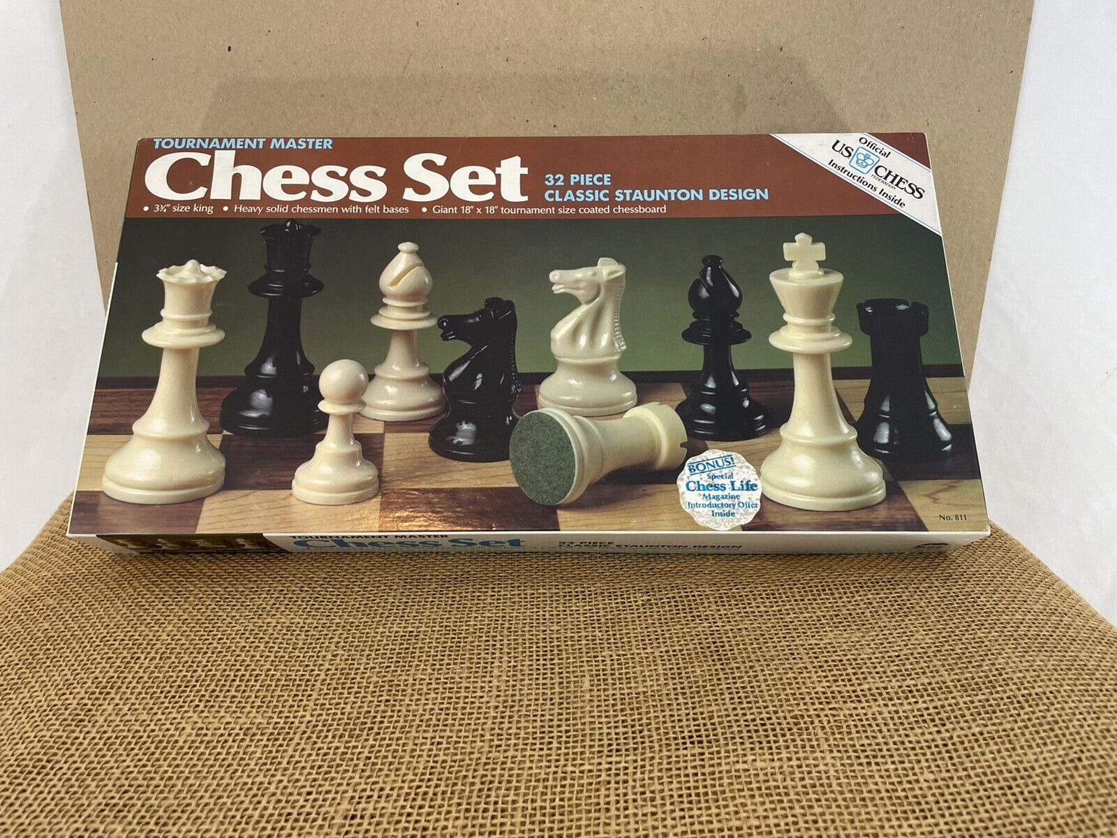 Vintage Tournament Master Chess Game 