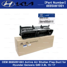 OEM 86950B1001 Active Air Shutter Flap Duct for Hyundai Genesis G80 3.8L 15-17
