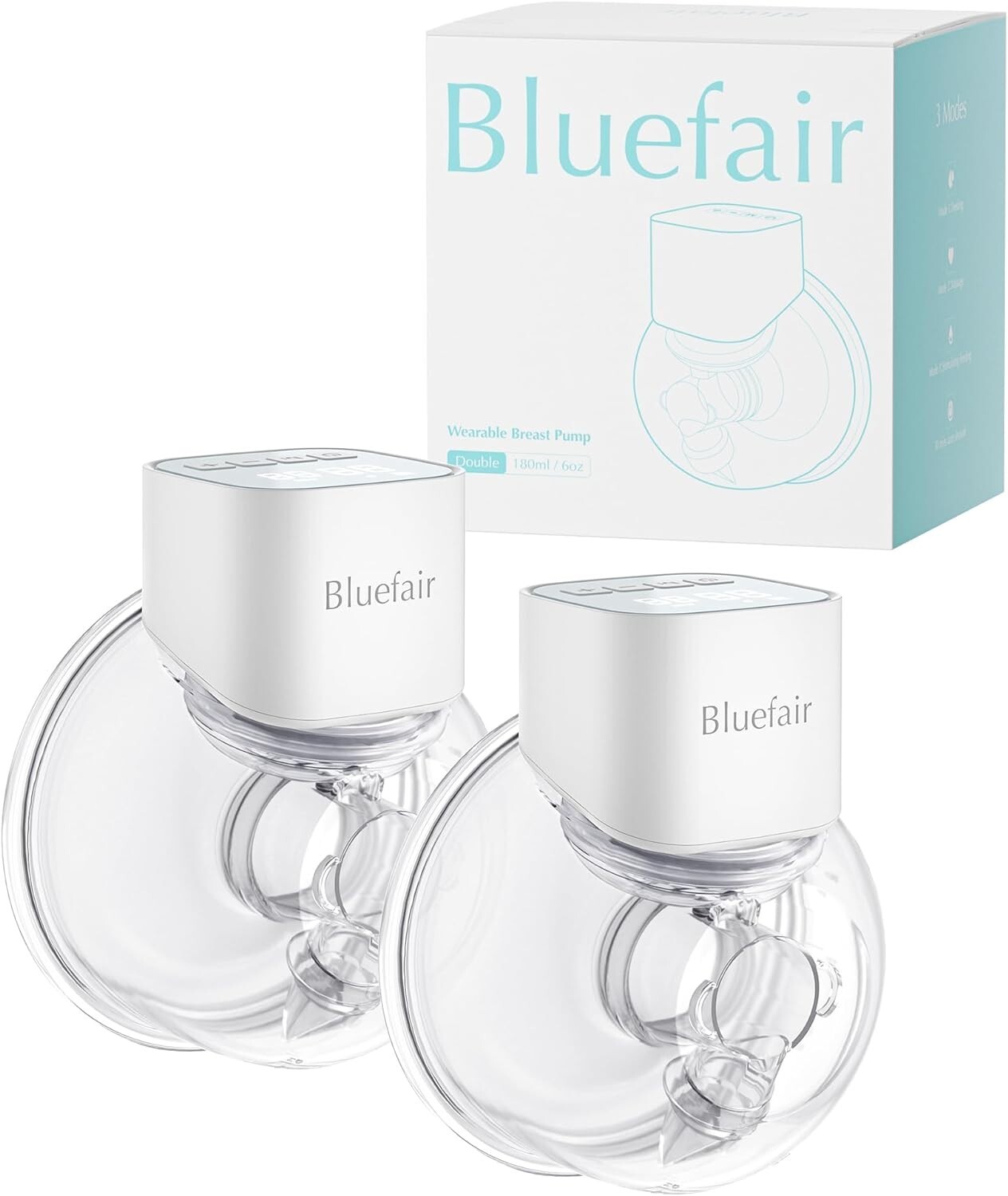 Bluefair Breast Pump, Wearable Breast Pump, Breast Pump Hands-Free, Flange 24mm-image