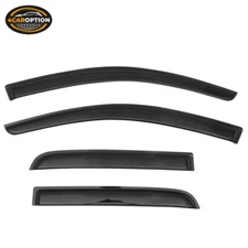 Fits 14-24 Mitsubishi Mirage Hatchback Window Visors Rain Sun Guard Vent 4Pc Set