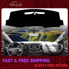 Car Dashboard Cover For Silverado 2014-2018  Dash Mats Shade Protective Pad