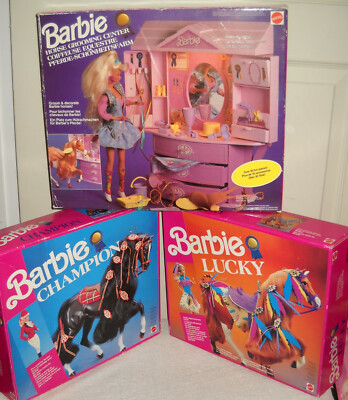 BARBIE HORSE GROOMING Center 1991 EUR 490,00 - FR
