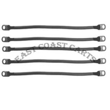 EZGO 48 volt Golf Cart 4 Gauge Battery Cable Kit 5 