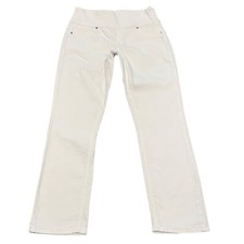 NWT Flawed SPANX Sz S 2-4 White Cropped Denim Leggings Jeggings Slimming