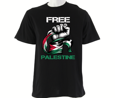 Palestina Palestina Libera In Arabo Gaza Libera Bandiera Maglietta - Foto 7