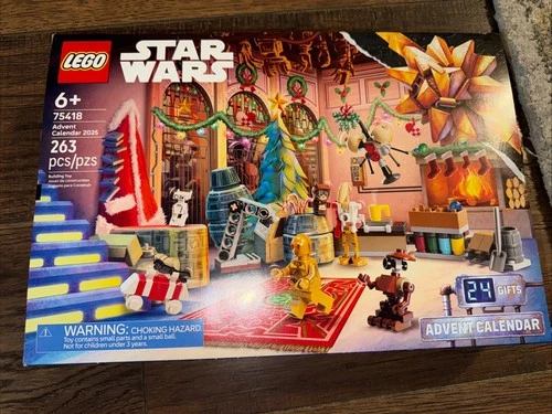 LEGO Star Wars Advent Calendar 2025 Holiday Countdown Playset 75418 New In Box.