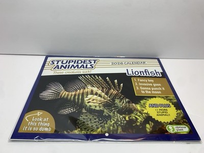 Stupidest Animals 2026 Limited Edition Calendar Collectible by Obvious Plant NEW