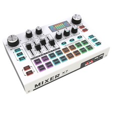X7 Live Streaming Sound Card Voice Changer DJ Mixer Effects for PC9016