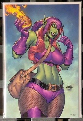 Gritty & Gorgeous Lady Green Goblin Jose Varese Virgin Variant #11/25 - NM
