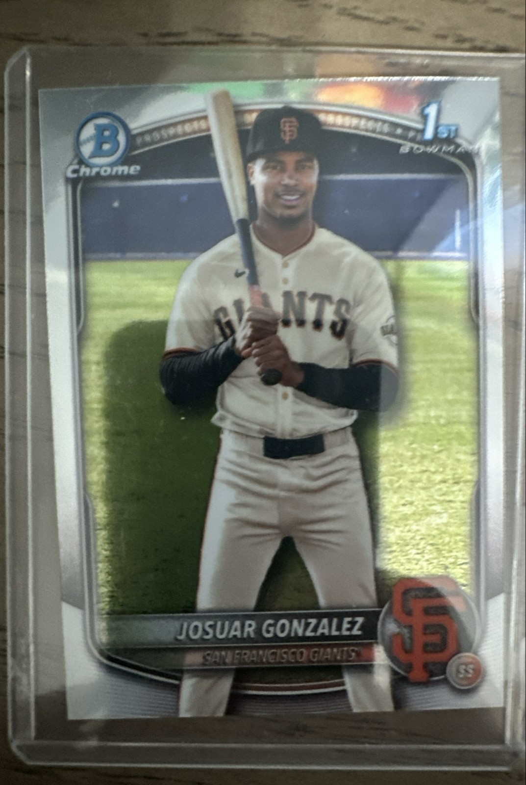 2025 Bowman Chrome - Prospects Josuar Gonzalez, Josuar Gonzalez #BCP-153 (RC)
