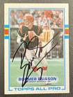 Boomer Esiason 1989 Topps Autographed Trading Card #25 Cincinnatti Bengals