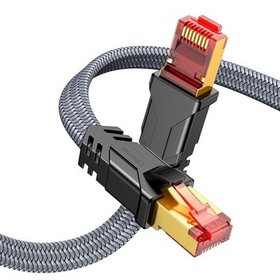 Cat 8 LAN Kabel 6m, 40Gbps Netzwerkkabel Hochgeschwindigkeits 2000MHz S/FTP E...