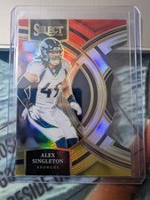 2023 Panini Select #144 Alex Singleton Red and Yellow Prizms Die Cuts