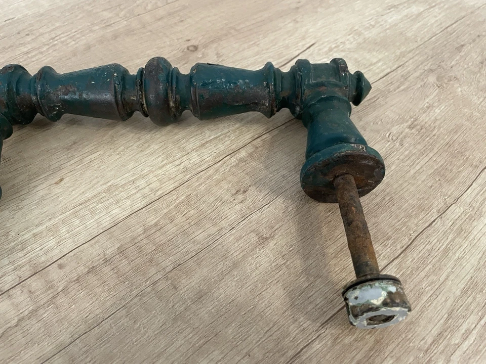 Poignée De Porte En Fonte Ou Métal Ancienne 24 Cm ~ - Photo 4/4
