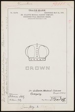 Pechones medicinales de pared suspendidos marca Crown Dr. Gillette Medical Cabinet Company