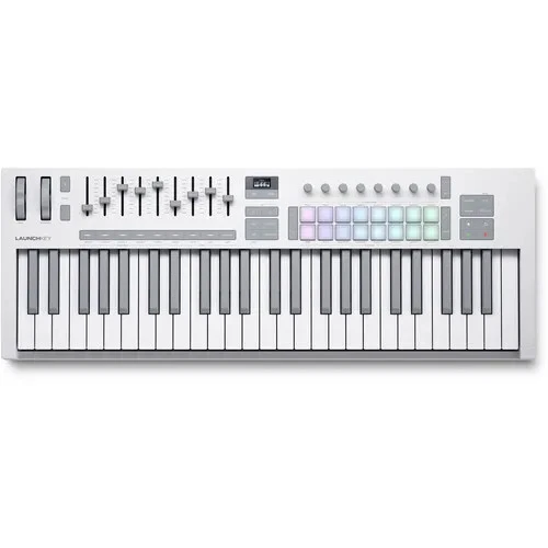 Novation Launchkey 49 [MK4] Keyboard Controller - White - Image 2 of 4